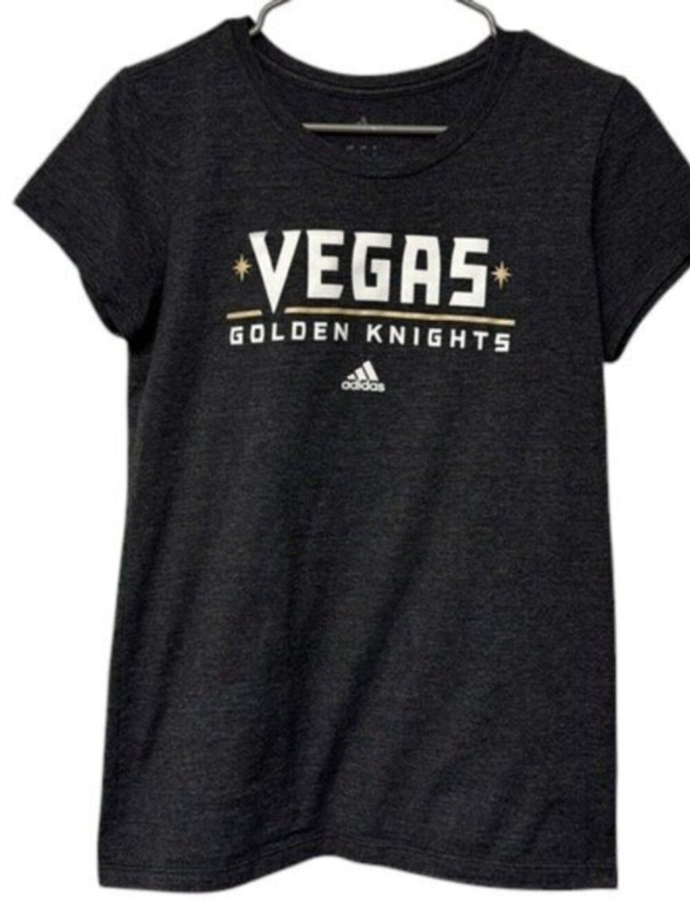 NHL Vegas Golden Knights VGK Hockey Gray Shirt Size Large EUC #SP-016